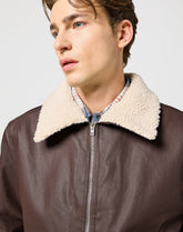 Męska Kurtka Zimowa Wrangler Aviator Mole 112357277 W44M017499